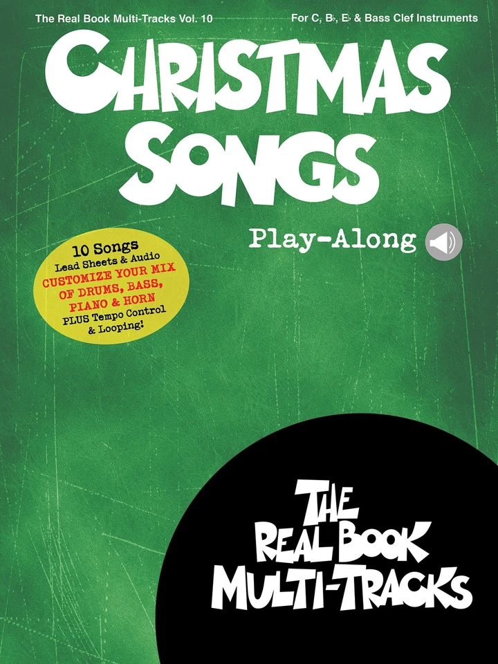 Christmas Songs Play-Along Real Book Multi-Tracks Volume 10 C Bb Eb & Bass Clef - Image 1 of 1