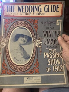 1912 11x14 Passing Show Revue ragtime sheet music THE WEDDING GLIDE - Picture 1 of 2