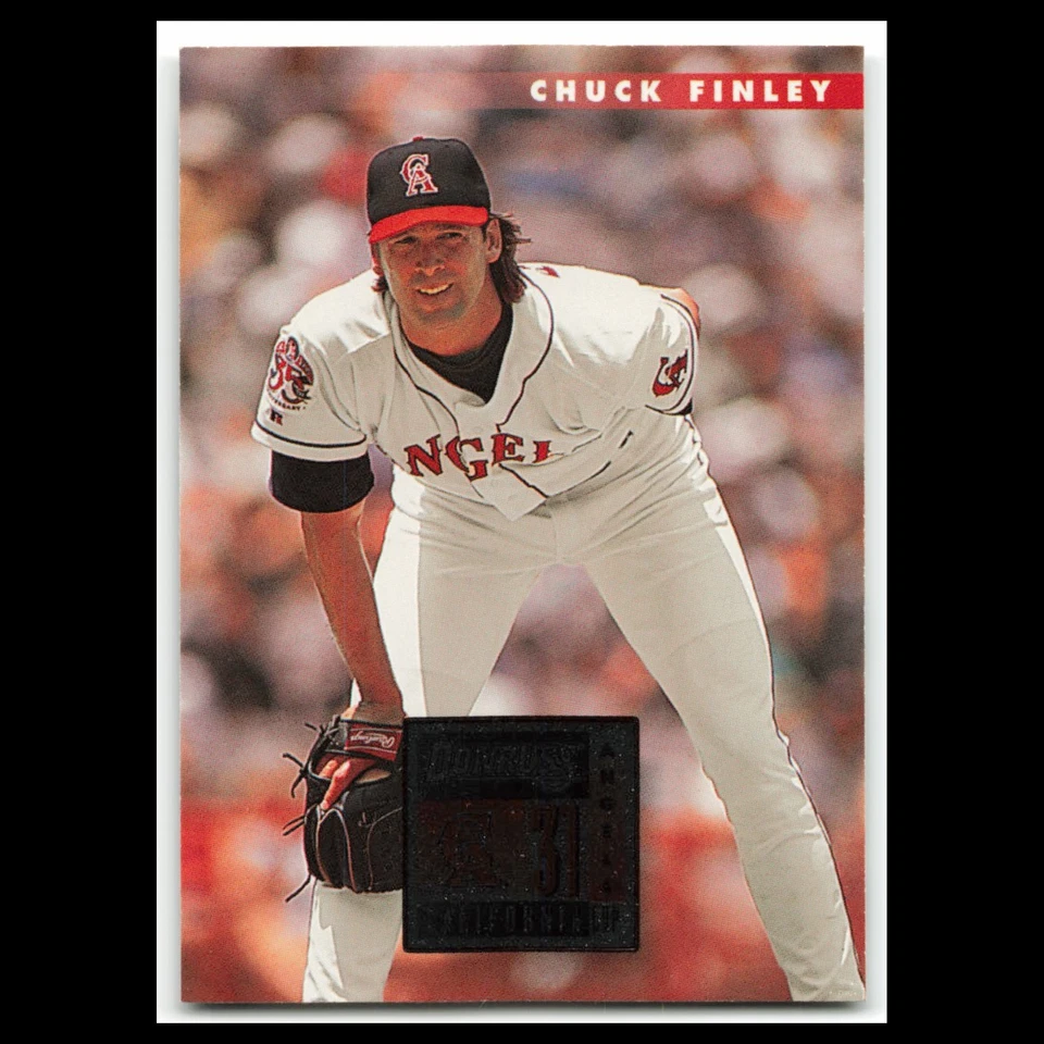 Chuck Finley #147 1996 Donruss Anaheim Angels Baseball Card MLB NM - Image 1 of 3