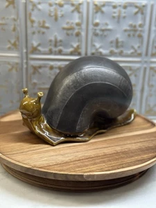 Adorable VIntage Anthony Freeman McFarlin California Pottery Large Snail - Picture 1 of 4