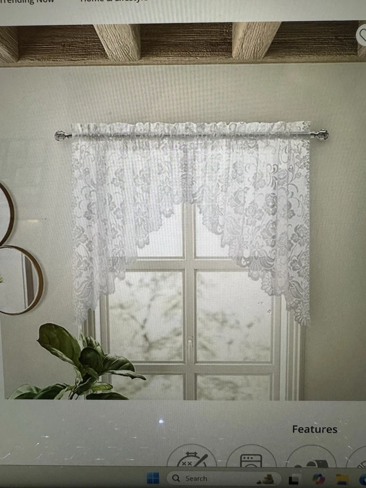 Valências de bolso para vara.  JC Penny. Branco. 8 pares - 16 painéis no total. - Imagem 1 de 4