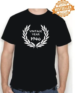 80 CUMPLEAÑOS CAMISETA / Corona Vintage / 1944 / UNISEX / Navidad / Regalo / S-XXL - Imagen 1 de 22