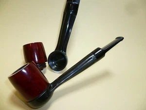 feine 70er Jahre "MACHIAVELLI" Pfeife rot V - NYLON MUMDSTÜCK - NEU - 186 - Bild 1 von 1