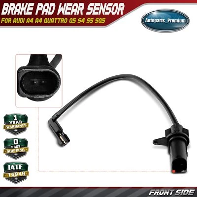 Sensor de desgaste de pastillas de freno delanteras para conductor o pasajero para Audi A4 A4 Quattro Q5 S4 SQ5 Foto 1 de 4