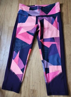 Женские тренировочные леггинсы C9 Champion с геометрическим узором капри эластичные брюки размер средний - Изображение 1 из 4