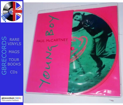 PAUL McCARTNEY Young Boy 1997 UK 7" Vinyl Picture Disc MINT UNPLAYED  - Image 1 of 2