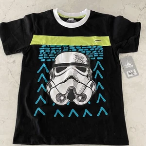 Boys Star Wars Stormtrooper Short Sleeve T-Shirt Black M 7- 8 Disney Store - Picture 1 of 8