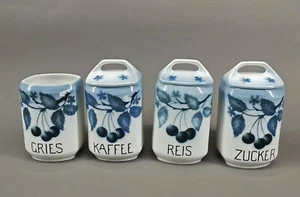 9140161 Porcelain Supply Set Type Deco Kirschdekor Bohemia Um 1920 10x11x20cm - Picture 1 of 4
