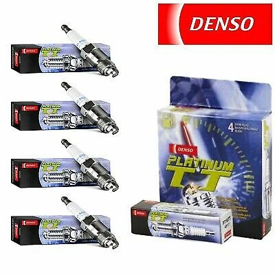 4 Pcs  Platinum TT Spark Plugs Denso for 1986-1989 TOYOTA CELICA L4-2.0L - Image 1 of 4