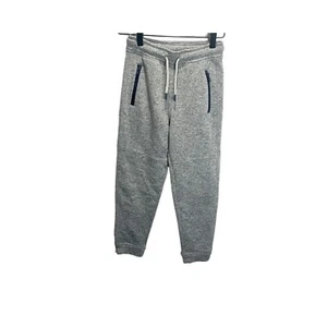 365 Kids Boys Gray Knit Joggerss Pantss 10 Tapered Leg Drawstring Waist Activewe - Picture 1 of 5