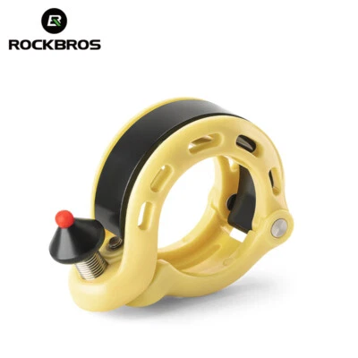 Campana de bicicleta ROCKBROS, campana de bicicleta oculta con sonido fuerte para manillar de 22,2-31,8 mm Foto 1 de 4