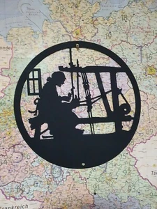 Weber Webstuhl sehr detailliert aus 3mm Stahl von 40-100cm ein Meisterstück - Bild 1 von 6