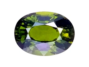 Piedras preciosas sueltas corte ovalado turmalina natural verde 1,59 cts "ver video" - Imagen 1 de 3