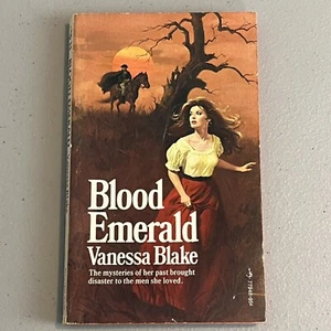 Blood Emerald By Vanessa Blake Paperback Book by Pocket Books OOP Vtg Romance - Imagen 1 de 11