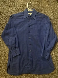 John W. Nordstrom Size 15-32 100% Cotton Hand Woven In Italy men's Dress Shirt - Picture 1 of 16