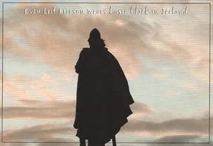 Iceland, Leif Ericson Statue, Photo Post Card, New Unposted, 4.5" H x 6.5"W - Picture 1 of 2