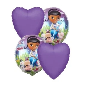 Foil balloon doc McStuffins clinic Mylar Balloon 18 Inch 4 Pieces - Picture 1 of 1