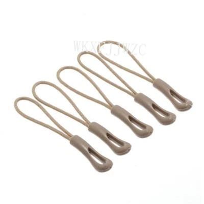 Tiradores de cremallera de cable de nailon pinza de goma tirador de cremalleras cuerdas fuertes 10 un. Foto 1 de 3