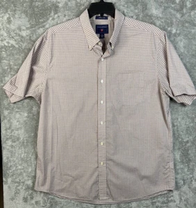 Saddlebred Men's Wrinkle Free Button Short Sleeve Shirt Size XL - Picture 1 of 7