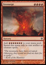 Magic the Gathering MTG Geosurge (85) New Phyrexia   LP