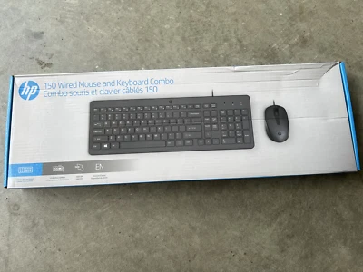 HP 150 Wired Mouse and Keyboard Combo 240J7AA - Image 1 of 3