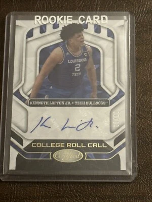 2022-23 Chronicles Draft Picks Kenneth Lofton Jr. RC Auto /10 College Roll Call - Image 1 of 2