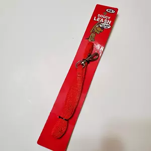 Bow-Wow Value Doggy Leine 3/8 Zoll x 48 Zoll kleine Hundeleine rot Neu - Bild 1 von 10