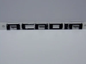 GMC Acadia Denali Emblem Decal Trim Chrome OEM - Picture 1 of 4