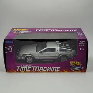 Welly Back To The Future Part I DeLorean Time Machine Diecast (1:24 Scale) - Picture 1 of 3