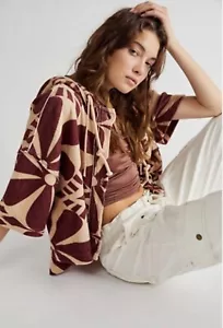 We The Free Neu mit Etikett Terry Cardi Hoodie Pullover, $ 128, Größe Large - Bild 1 von 11