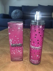 Paris Hilton Electrify Perfume for Women 1.3 Oz And Body Spray 8 Oz Lot Of 2 - Picture 1 of 7