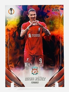 DARWIN NUNEZ SP Inferno Foil 2024 Topps UEFA #41 Liverpool Team Color Match - Imagen 1 de 3