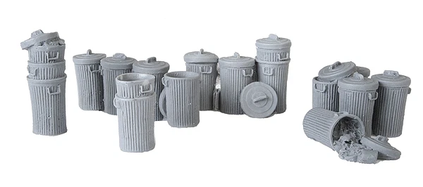 Bar Mills 4022 O Scale Garbage Pail Assortment Kit - Image 1 of 1