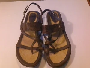 B.O.C. Brown Slingback Strappy Thong Sandals shoes Womens 8M - Bild 1 von 4