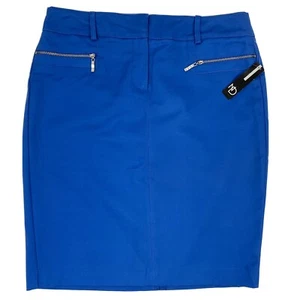 New Directions Pencil Skirt NEW + Tags Dark Blue Pockets Sz 8 NWT $44 Fast Ship! - Picture 1 of 12