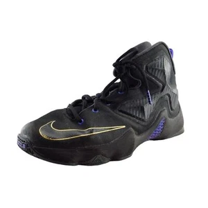 Nike LeBron James Boys Shoes Size 6 M Black Synthetic Basketball - Picture 1 of 6