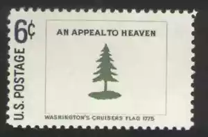 USA. 1347. 6c. Historische Flagge von Washingtons Kreuzern, 1775. Neuwertig mit 1968 - Bild 1 von 1
