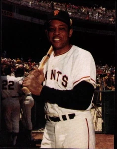 Willie Mays FOUR COUNT (4) Cartoline San Francisco Giants Candlestick Park! - Foto 1 di 1