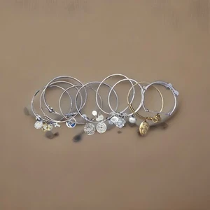 Alex und Ani Bettelarmbänder Mix Set 9 Großmutter Abenteuer spirituelle Tochter - Bild 1 von 5