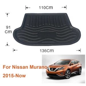 Protector de piso alfombrilla de carga forro bandeja maletero trasero Nissan Murano 2015-2023 19 - Imagen 1 de 2