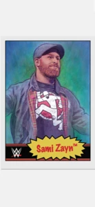 TOPPS WWE LIVING SET CARD SAMI ZAYN #17 ONLINE EXCLUSIVE - Picture 1 of 2
