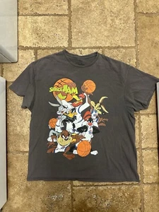 Space Jam Classic Original Vintage Graphic Tee 2XL Looney Tunes 100% Cotton - Picture 1 of 5