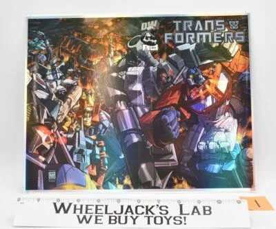 Botcon Dream Wave Comics G1 Transformers Holigraphic Cover Promo Poster Hasbro - Image 1 of 2