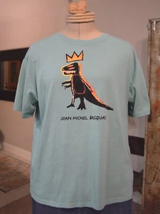 Jean Michael Basquiat Unisex dunkel mintgrün TShirt Gr. XL Maler Künstler - Bild 1 von 7