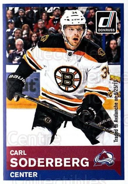2015-16 Panini Stickers #302 Carl Soderberg - Image 1 of 1
