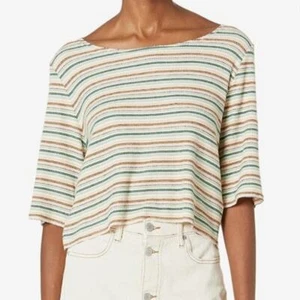 O'Neill Madeleine Striped Crop Top, NWOT, Large (Junior's 11-13) - Picture 1 of 6