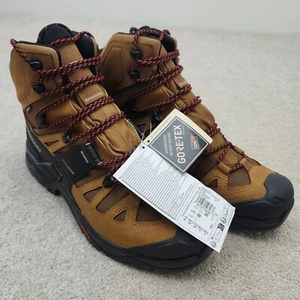 Botas de senderismo Salomon para hombre talla 10,5 Quest 4 GTX Gore-Tex 4D Mid marrón 471564 - Imagen 1 de 9