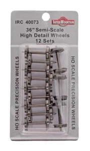 InterMountain 40073 12 Pk HO 36" Semi-Scale High Detail Insulated Wheelsets axle - Picture 1 of 7