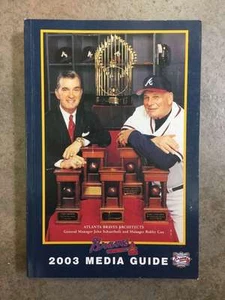 ATLANTA BRAVES MLB BÉISBOL GUÍA 2003 EX - Imagen 1 de 2