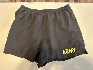 Pantalones Cortos APFU Extra Grandes Ejército Negro y Dorado PT Fitness Físico USGI - Imagen 1 de 3